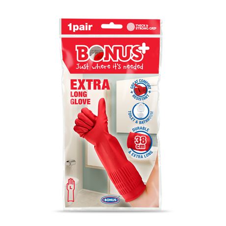 Bonus Bonus extra hosszú gumikesztyű több méretben 36cm